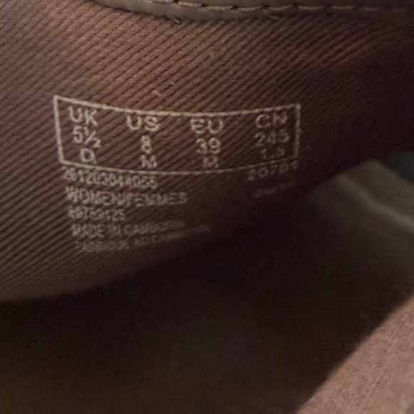 Clarks Somerset Women’s 8 Snake Print Peep Toe Block Heel Sandals Ankle Booties - Picture 6 of 7